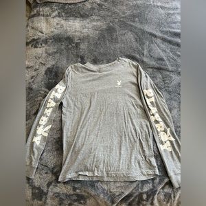 dark grey playboy long sleeve